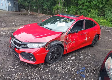 2018 Honda Civic Ex-L из США, поврежденный, VIN SHHFK7H72JU427129